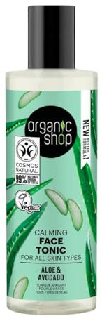 Organic Shop TÓNICO FACIAL CALMANTE ALOE Y AGUACATE