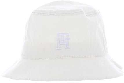 Tommy Hilfiger Herren Fischerhut TH Flag Soft Bucket Hat , Beige (Weathered White), Einheitsgröße
