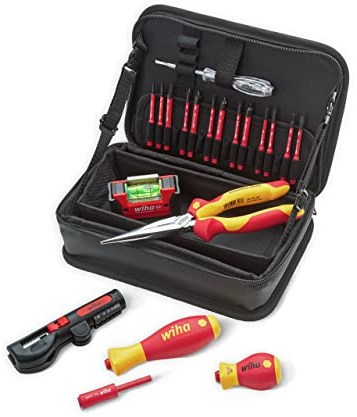 Elektrowerkzeug-Set, 21-teilig, inkl. Multifunktionsbeutel, 9300-50402, 21-teiliges Set