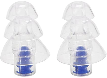 Xtahdge 27 dB Silikon-Ohrhörer, Musiker-Filter, Ohrstöpsel, Geräuschunterdrückung, Gehörschutz, wiederverwendbar, Schlafpflege für DJ (blau)