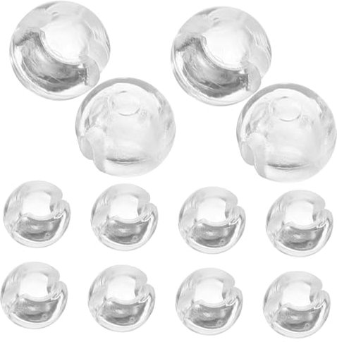 TOPBATHY 12 Stück Perlenkettenstopper Transparent Aus Kunststoff Mit Schnallen Für Vertikale Jalousien Verstellbar Und Sicher Für Vorhangketten Geeignet Für Wohnzimmer Und Badezimmer