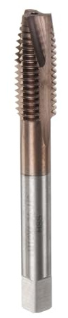 sourcing map Spiral Point Gewindebohrer M12 x 1.75 M35 Hochgeschwindigkeitsstahl (HSS) Aluminium-Titan-Nitrid (AlTiN) beschichtetes Gewindeschneidwerkzeug Metrisch für Drehmaschinen, Bronze