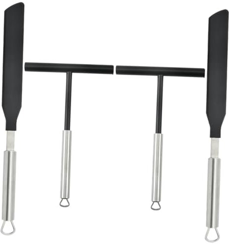 TOPBATHY 2 Juegos De Espátula De Crema Esparcidores De Crepé Espátulas De Crepé Herramienta Para Panqueques Herramientas De Crepé Esparcidor De Crema Para Pastel Rastrillo De Espátula