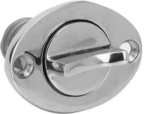 Ovaler Ablassstopfen, Rostbeständiger Ablassstopfen aus Edelstahl 316 für Boote und Yachten, 2,5 cm