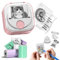 Itari Mini Thermal Printer - Q02 Sticker Printer with 3 Rolls Paper, 2 inch Mini Printer, Mini Photo Printer for iPhone & Tablet, Bluetooth, Inkless, Pocket, for Study, DIY, Kids, Pink