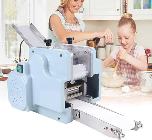GEJLELDS Automatischer Teigtaschenwickler-Hersteller, multifunktionale elektrische Teigtaschenhautmaschine, Ravioli-Wan-Tan-Wickler-Maschine, kommerzieller Teigtaschenhersteller mit runder Form,75mm