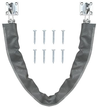 Nuk3y Heavy Duty Storm Crash Chain with Solid Brass Bracket (Stainless Steel, 20-1/2)