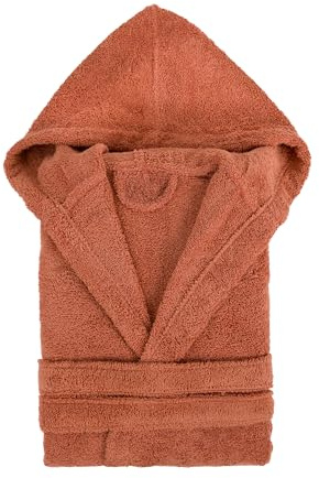 TRAMAS+ Albornoz de Baño Unisex 100% Algodón 450 GR con Capucha Dos Bolsillos y Cinturón Ajustable Alta Absorción Secado Rápido Certificado OEKO TEX