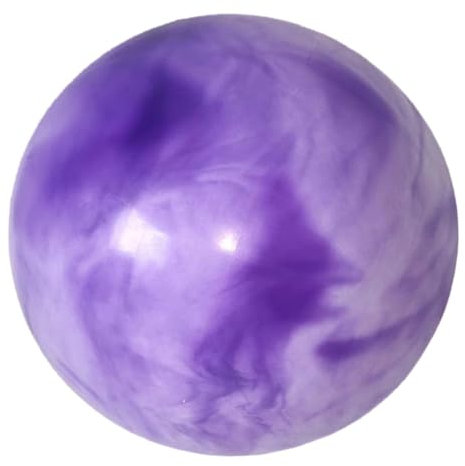 Kleiner Pilates Ball, 23 cm Rutschfester Fitnessball Gymnastikball Klein, Weicher Yoga Ball für Bauch und Schultertraining Balance Sport Pilates,Gymnastikball Soft Yoga Ball (Wolke Lila)