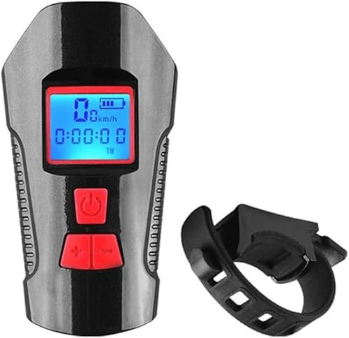 GPECTIFO Bike Computer Wireless Bike Speedometer Bike Speed Sensor Wireless Bike Computer Cycling Computer Red With Yardstick