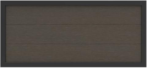 HORI Rahmenzaun WPC Sichtschutz Stecksystem Zaun Garten Gartenzaun Lamellenzaun Windschutz Zaunelemente I 180 x 90 cm I Braun