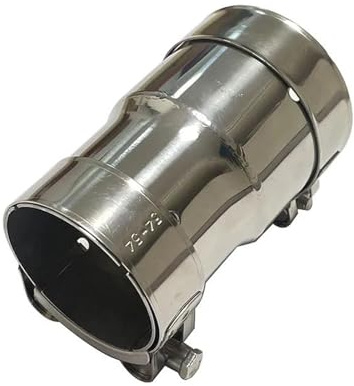 Auspuffblenden 1 Autoteile Auspuffrohr 304 Edelstahl Rohr Reduzierstück Größe Allgemeine Schalldämpferhülse Endrohrblende(63mm-70mm)