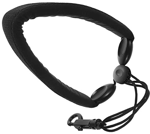 VICASKY Strapazierfähiger Saxophongurt aus Baumwolle und Stoff mit Verstellbarem Nackenriemen für Saxophon Handdruck für Übung und Auftritt Zufälliger Stil
