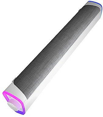 SHINEOFI Soundbar Stereo Doppia Cassa Acustica per Computer e Compatto per Audio Immersivo Facile e
