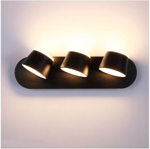 Applique a LED da 24 W, Lampada Girevole a 350° con 3 faretti Regolabili x 8 W, Luce Bianca Calda 3000 K, Illuminazione per Camera da Letto, Lettura per Bambini, testiera, luci da Interno Moderne
