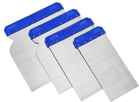 Fiocias 4 Spatole per Stucco per Carrozzerie, Strumenti per Rimuovere Adesivi, Utensili per Sigillare I Giunti