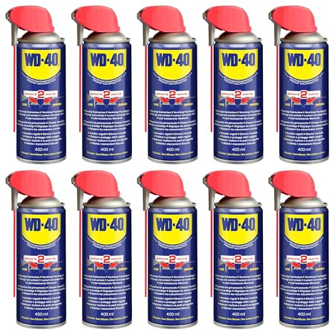ELITE BBQ passend für 10x WD-40 400ml Smart Straw Öl Spray Multifunktionsspray Großvorrat