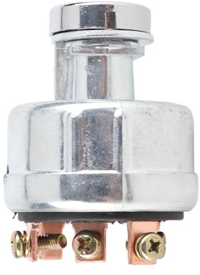Bewinner Commutateur de Démarreur d'allumage, Fil à 6 Bornes pour Pelle Kobelco SK200-3 SK200-5 SK120-5 avec 2 Clés de Remplacement YN50S00002F1
