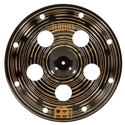 Meinl Cymbals Classics Custom Dark Trash China — 18 Zoll (Video) Schlagzeug Becken (45,72cm) B12 Bronze, Dunkles Finish (CC18DATRCH)