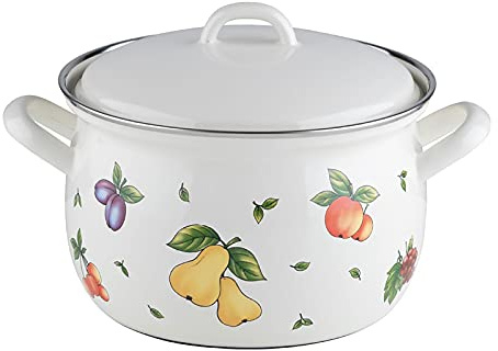RIESS – Fruit Garden – köttgryta med lock – diameter ca 20 cm – 3,5 l – färgglad