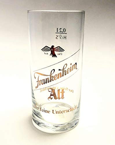 Frankenheim 0,2l Glas/Bierglas/Alt/Der feine Unterschied/Goldschrift/Bier/Altbier/Glas/Bar/Gastro / 1 Stück