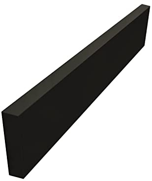 KLEMP Panneaux Plinthe - Façade Plinthe avant pour lave-vaisselle 19mm - 444x95mm - Tapis noir MAT-037 Panneau frontal du lave-vaisselle entièrement intégré