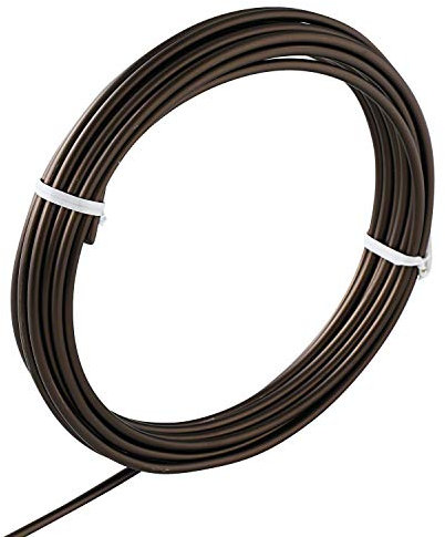 Wazakura Filo per Addestramento Bonsai in Alluminio 3.5mm 150g Fatto in Giappone, Filo Giapponese per Bonsai per la Modellatura di Rami e Tronchi - Marrone (3.5mm)