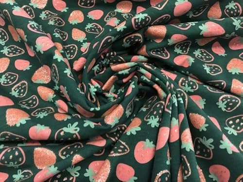 Jersey-Stoff, T-Shirtstoff, Strickstoff, 200 g/m², Kinderstoffe, Sweatstoffe, Stoff als Meterware, 1 Meter x 150 cm