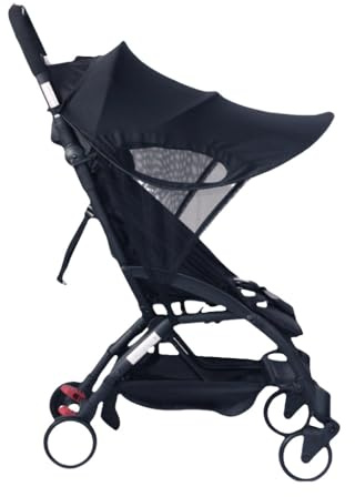 Universal Baby Stroller Sun Shade Sun Rain Shade Blackout Blind Canopy Cover Anti-UV Sun Protection Shield Awning Parasol Sun Umbrella for Strollers Car Seat Pram Buggy Pushchair