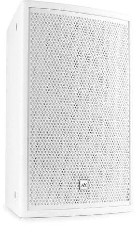 Power Dynamics PDW8B Passivlautsprecher mit Wandhalterung, 300 Watt Lautsprecher Boxen, PA Speaker, 2-Wege Audio Lautsprecher, Robustes Design, inklusive Metallhalterung, 8 Zoll Woofer, Weiß