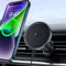 Beeasy 15W MagSafe Autohalterung Ladegerät, Magnet Auto Handyhalterung mit Ladefunktion, Kfz Ladestation Wireless Car Charger für iPhone 16/16 Pro/16 Plus/16 Pro Max und 15/14/13/12 Serie