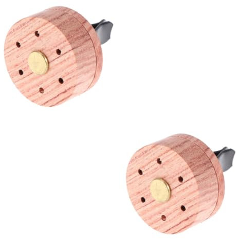 MAGICLULU 2 Stücke Holz Diffusor Runde Form Palisander Material Natürlichen Duft Für Home