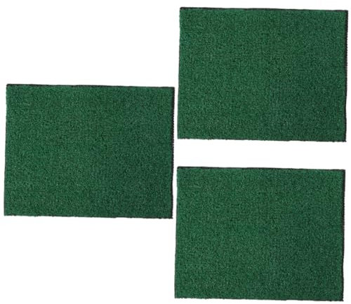 BESPORTBLE 3sheets Artificial Grass Turf for Fish Tank Outdoor Faux Plants Plants Simulation Aquatic Decor for Aquarium Landscape