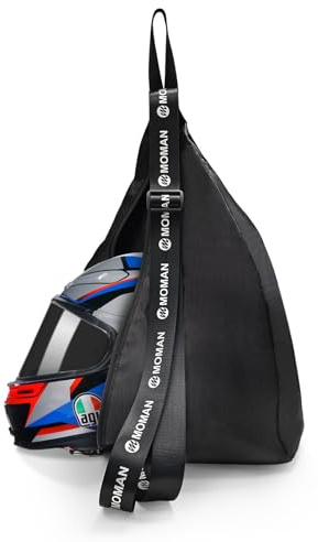 Moman B1 Mochila Moto Reflectante de Gran Capacidad, Bolsa para Casco de Motocicleta, Mochila de Casco Impermeable para Hombre y Mujer, Mochila Deportiva para Viaje, Ciclismo y Accesorios de Moto
