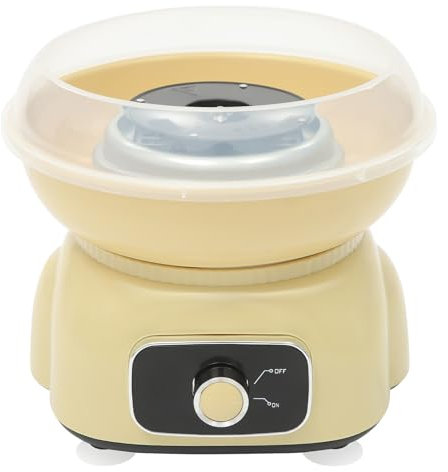 Máquina de algodón de azúcar, kit de máquina de caramelo de algodón, tubo calefactor de cuarzo, 500 W, interruptor giratorio, motor de cobre puro, diseño resistente a salpicaduras, bajo ruido