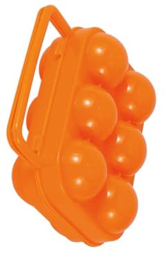 Kisangel 3 pièces Boîte à Œufs Portable Organisateur de Rangement Léger et Étanche Protection Renforcée avec Compartiments pour Camping et Pique- Orange