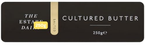 Salted Cultured Butter The Estates Dairy 250g (1x250g)