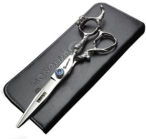 Sharonds 6 pollici Haircut Hair styling Scissors personalità zaffiro parrucchiere Special forbici da parrucchiere in acciaio INOX