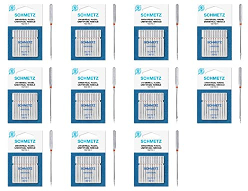 Schmetz Nähmaschinennadeln – Universell / Normal 80/12 – Packungen mit 10 Stück 11 Packets for the Price of 8