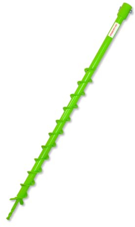 WERHE Erdbohrer 40 mm, Hartmetallklingen, für Zaunbau und Baumpflanzung | Robuster Stahl, 20 mm Aufnahme, Bolzen und Splint, 76 cm Arbeitstiefe, nachschärfbar, für Elektro- und Benzinbohrmaschinen