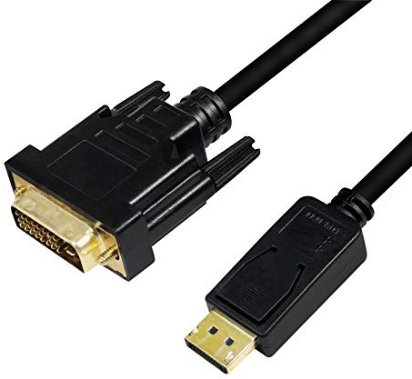 LOGILINK CV0133 ADAPTADOR DE CABLE DE VÍDEO 5 M DISPLAYPORT DVI NEGRO