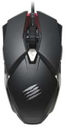 Mad Catz B.A.T. 6+ - Ratón para juegos (16000 ppp, 10 teclas programables, interruptor Dakota, mango ajustable, reposamuñecas intercambiables y 3 faldas laterales intercambiables)