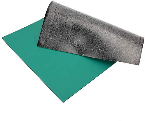 Lödmatta Värmebeständig Silikonhalkfri Reparationsarbetsplatta För Klockreparation, Värmeisoleringsplatta För Lödstationsjärnpistol Med Storlek 13,4 X 9,4 Tum Mörkgrön
