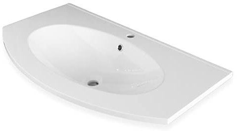 Lavabo ad Incasso in Mineral Marmo 91x46 cm CURVO Mobile composizione bagno