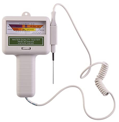 PH Chlorine Tester Portable Digita Water Quality Tester Water Tester Chlorine Meter Swimming Pool Spa Water Quality Monitor Checker