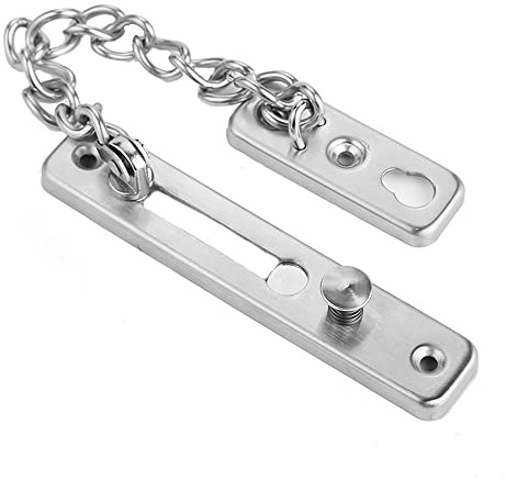 YKKJ Chaînes de Porte de Sécurité，Serrure de Chaîne de Porte Protège，pour Les Portes et fenêtres intérieures des hôtels familiaux.