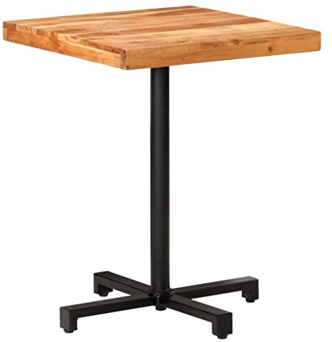 DCRAF Home Products-Bistrotisch eckig 60x60x75cm Akazienholz massiv