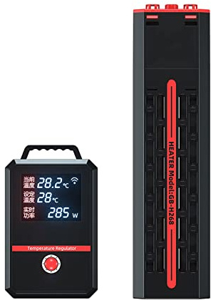 KBUYS Riscaldatore Pesce Riscaldatore Tubo Quarzo Protetto Contro Esplosioni Dell'asta Riscaldamento Dell'acquario,1500W