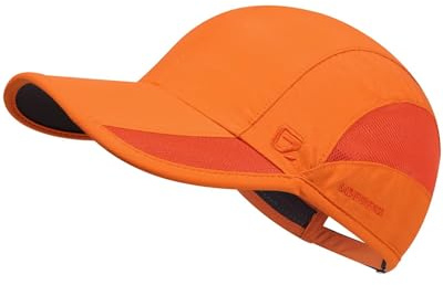 GADIEMKENSD Baseball Cap Quick Dry Ladies for Golf Dad Bicycle Caps for Women (Orange, M)