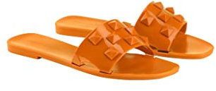 Ciabatta bassa aperta da donna colore arancio taglie a scelta art. 37187 - Emanuela Biffoli (38)